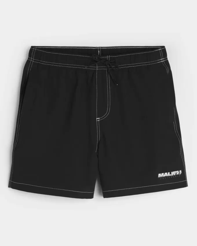 Mid-Thigh Volley Swim Trunks