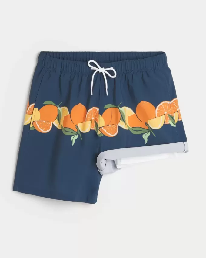 Mid-Thigh Volley Swim Trunks