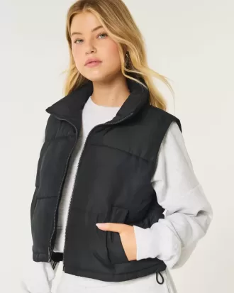 Mini Zip-Up Puffer Vest
