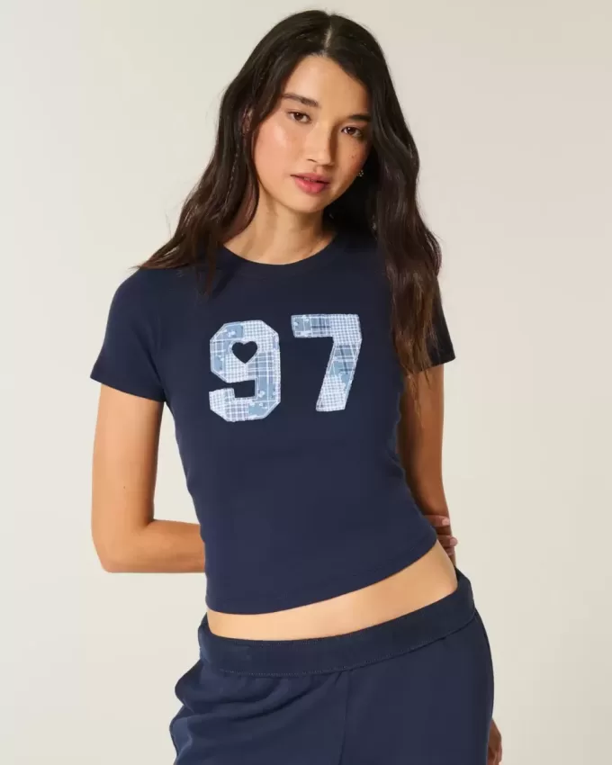 Number Graphic Baby Tee