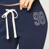 Number Graphic Bootcut Sweatpants