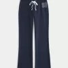 Number Graphic Bootcut Sweatpants