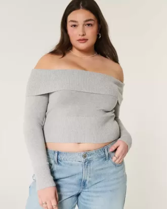 Off-the-Shoulder Sweater