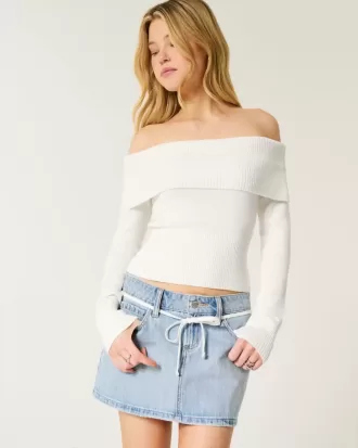 Off-the-Shoulder Sweater