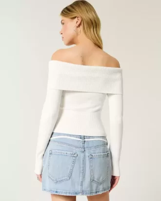 Off-the-Shoulder Sweater