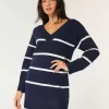 On/Off the shoulder Jersey Sweater Dress