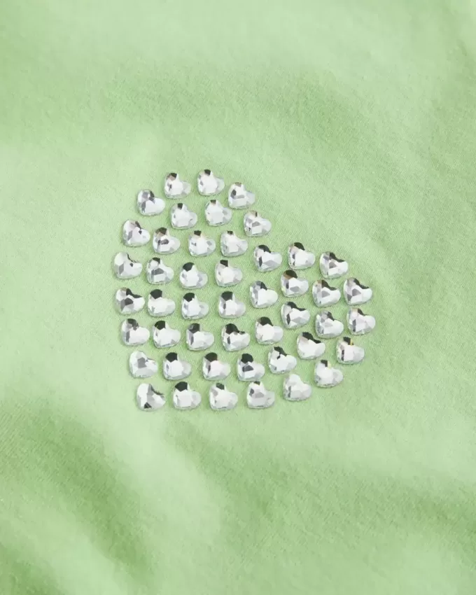 One-Shoulder Heart Graphic Tank