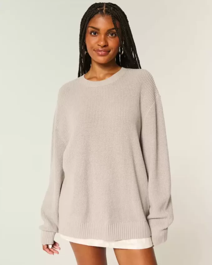 Oversized Crew Sweater