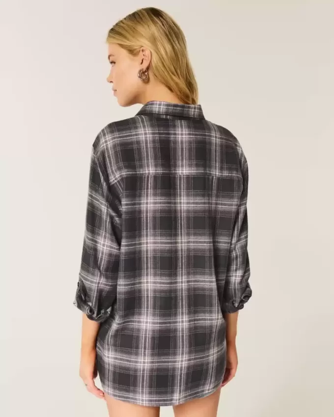 Oversized Flannel Shirt
