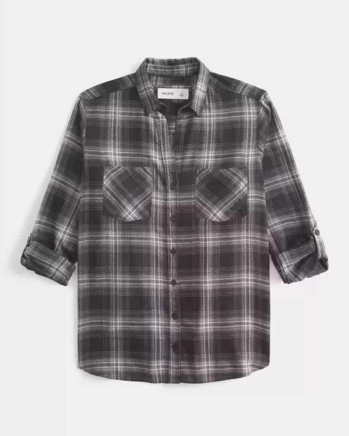 Oversized Flannel Shirt