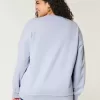 Oversized Gameday Graphic Notch-Neck Sweatshirt