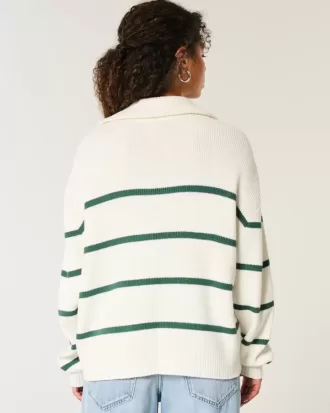 Oversized Half-Zip Sweater