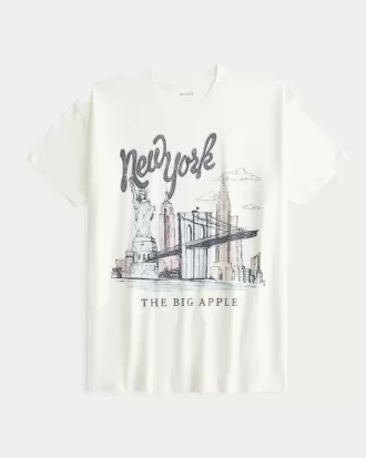 Oversized New York Graphic Tee
