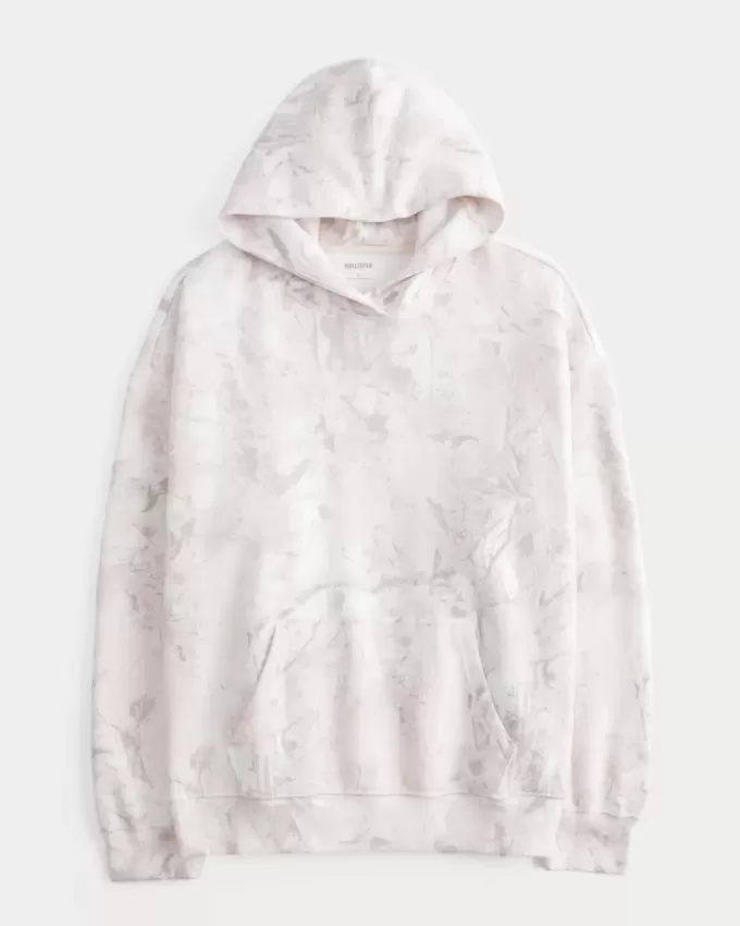 Oversized Pink Camo Hoodie Oversized Pink Camo Hoodie