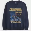 Oversized UCLA Graphic Notch-Neck Sweatshirt Oversized UCLA Graphic Notch-Neck Sweatshirt