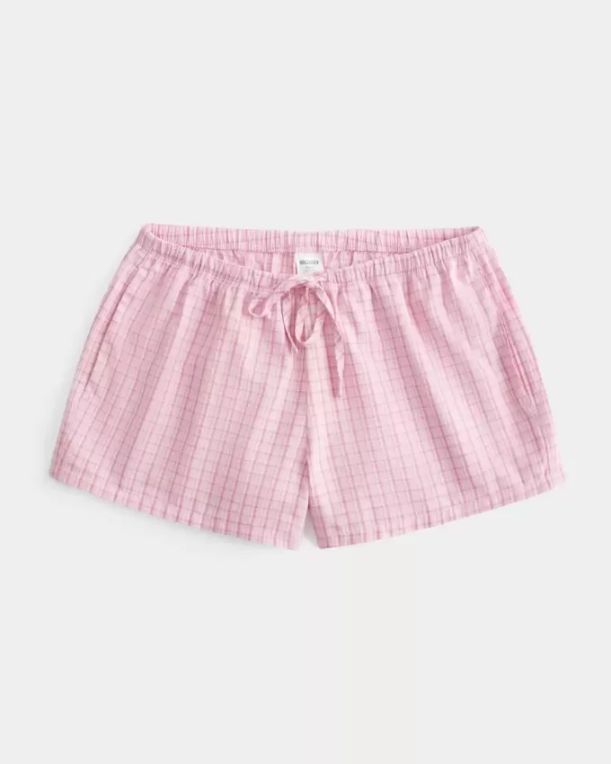 Oxford Cotton Tie Shorts