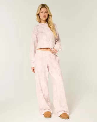 Pink Camo Baggy Sweatpants