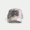 Pink Camo Number Graphic Trucker Hat