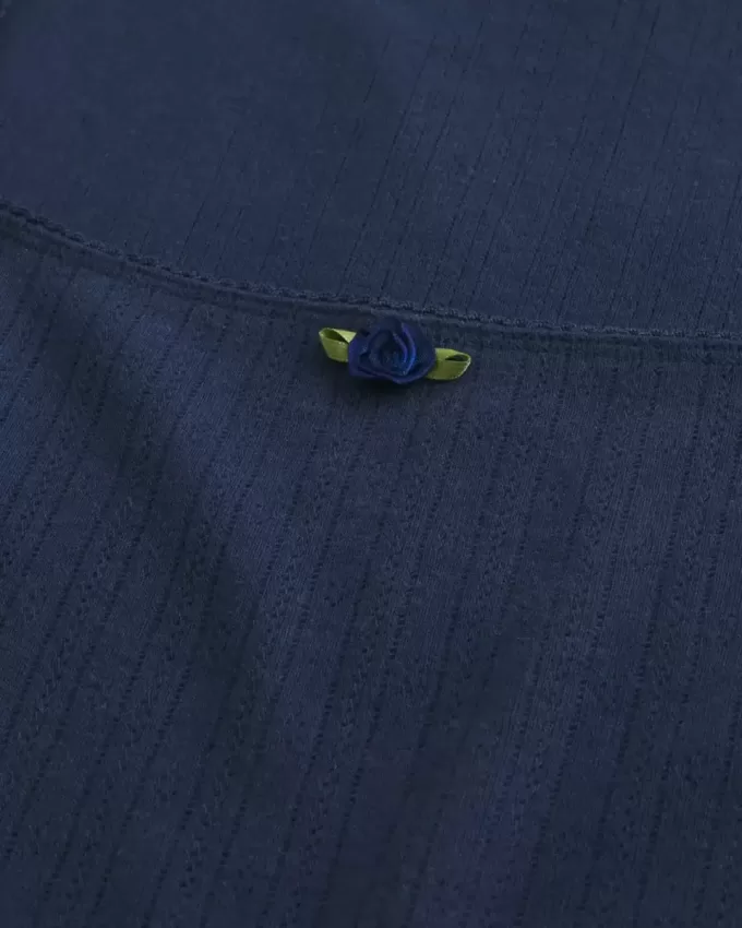 Pointelle Square-Neck Top Pointelle Square-Neck Top