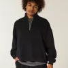 Rectangle Fit Quarter-Zip Sweatshirt
