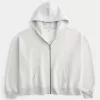 Rectangle Fit Zip-Up Hoodie