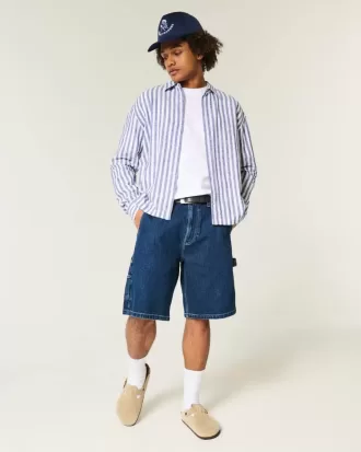 Relaxed Linen-Blend Shirt