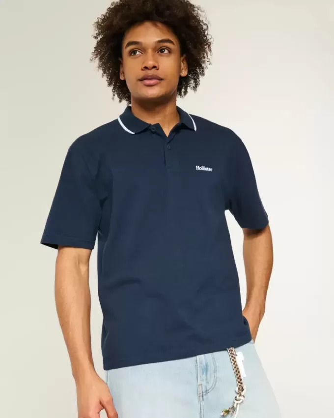 Relaxed Logo Polo