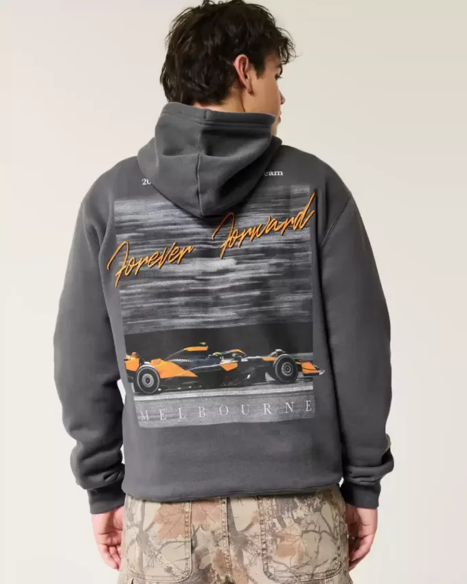 Relaxed McLaren Forever Forward Graphic Hoodie