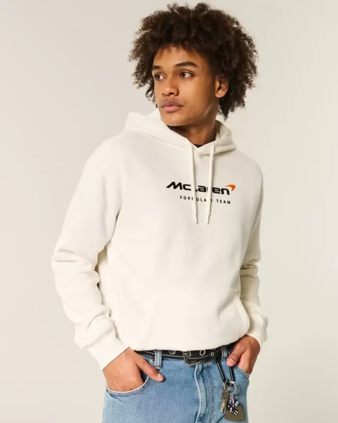 Relaxed McLaren Graphic Hoodie Relaxed McLaren Graphic Hoodie