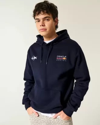 Relaxed Oracle Red Bull Racing Graphic Hoodie
