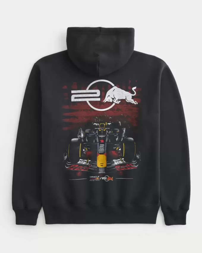 Relaxed Oracle Red Bull Racing Graphic Hoodie