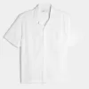 Relaxed Short-Sleeve Button-Through Shirt Relaxed Short-Sleeve Button-Through Shirt