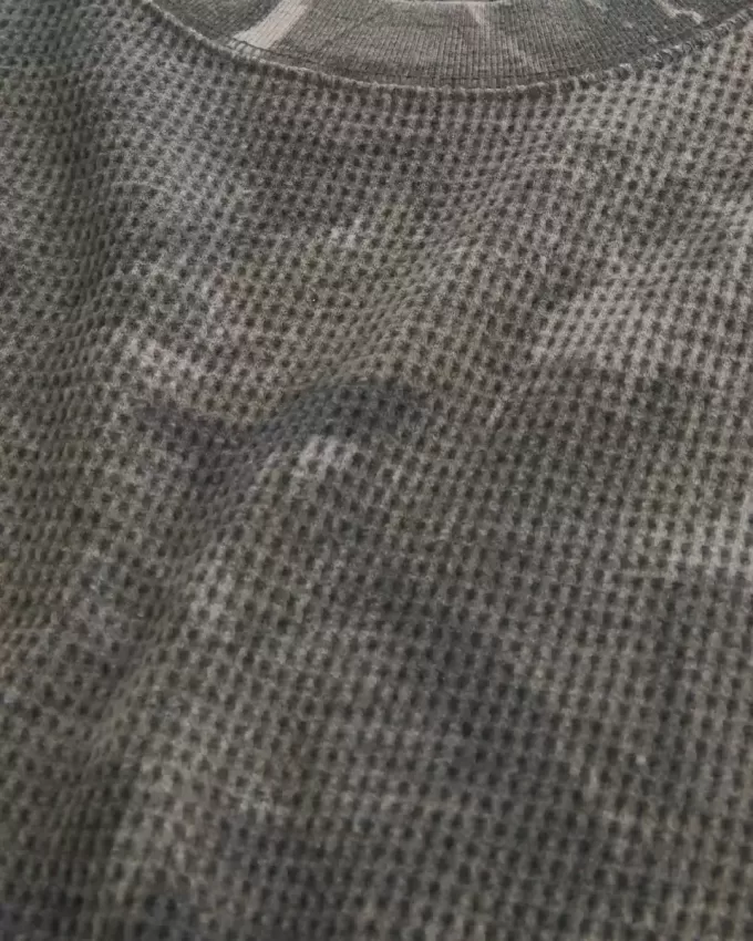 Relaxed Thermal Long-Sleeve Camo Crew Shirt