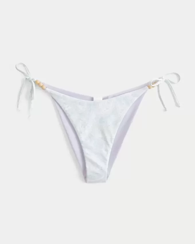 Reversible Side Tie Cheeky Bikini Bottom