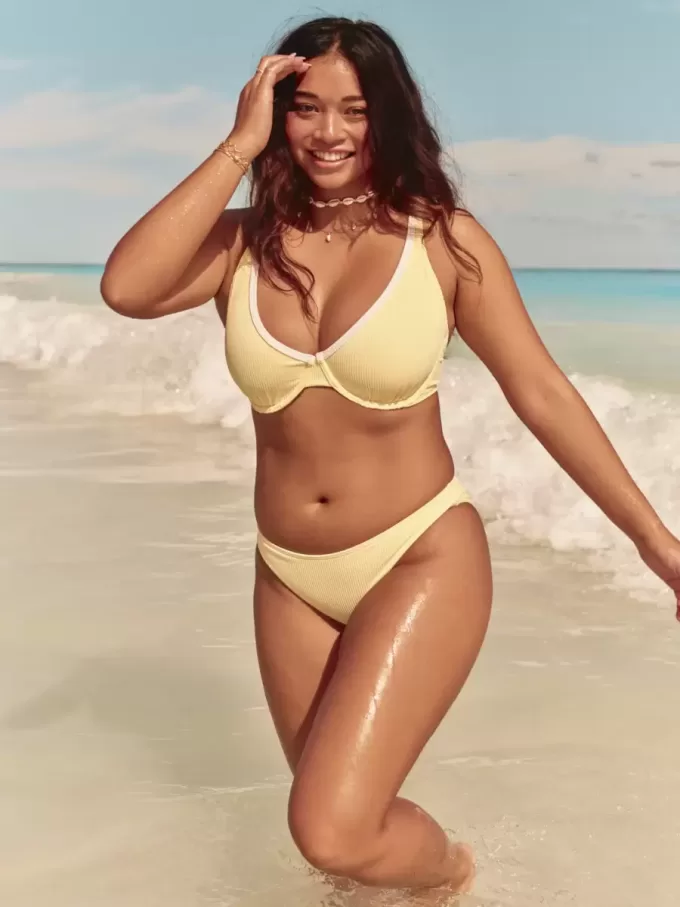 Ribbed Bikini Bottom