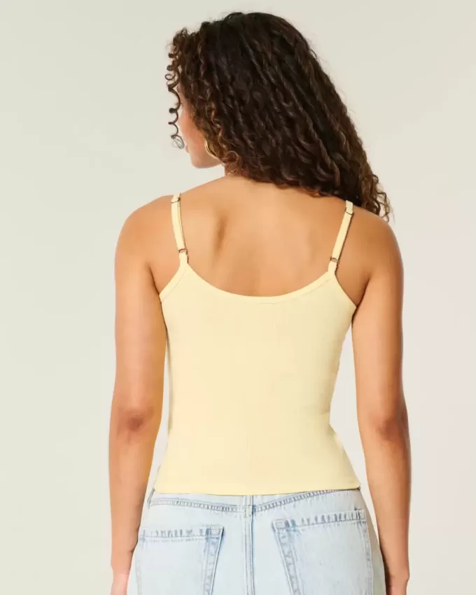 Ribbed Floral Graphic Cami Ribbed Floral Graphic Cami