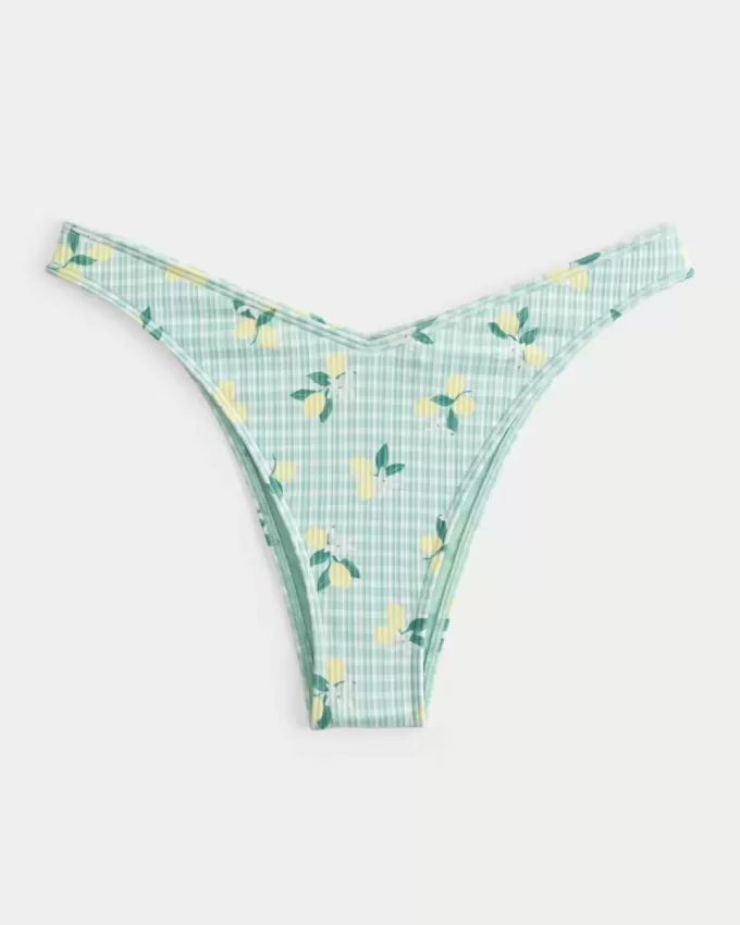 Ribbed High-Leg Cheekiest Bikini Bottom Ribbed High-Leg Cheekiest Bikini Bottom