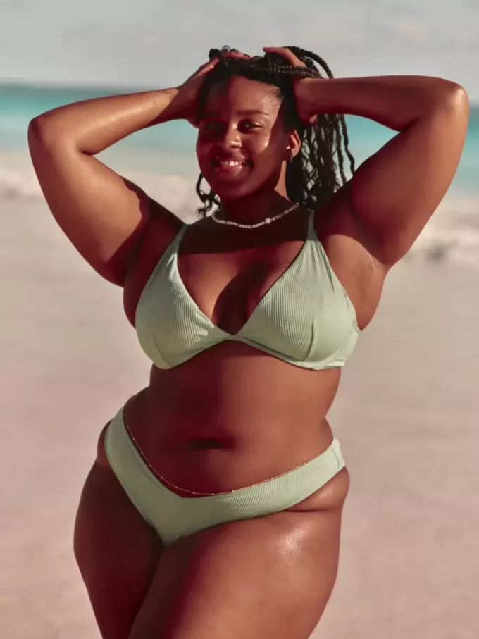 Ribbed High-Leg Cheekiest Bikini Bottom Ribbed High-Leg Cheekiest Bikini Bottom