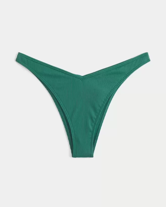 Ribbed High-Leg Cheekiest Bikini Bottom Ribbed High-Leg Cheekiest Bikini Bottom