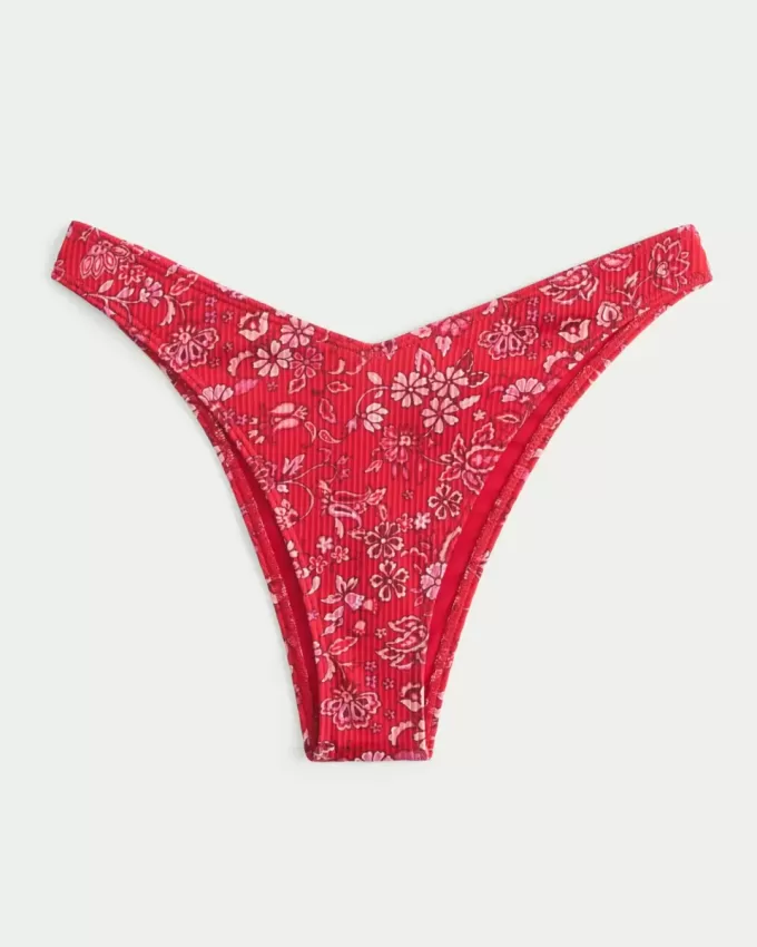 Ribbed High-Leg Cheekiest Bikini Bottom Ribbed High-Leg Cheekiest Bikini Bottom