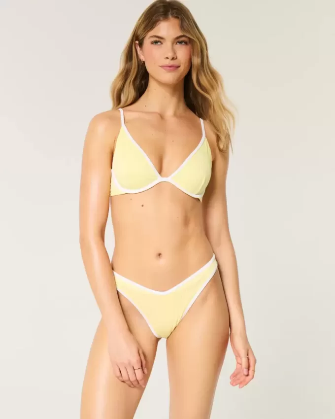 Ribbed High-Leg V-Waist Cheekiest Bikini Bottom Ribbed High-Leg V-Waist Cheekiest Bikini Bottom
