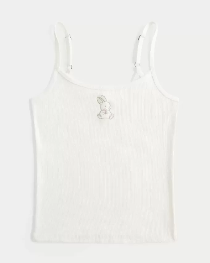 Ribbed Rabbit Graphic Cami