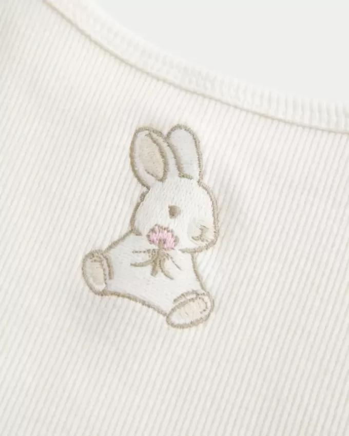 Ribbed Rabbit Graphic Cami