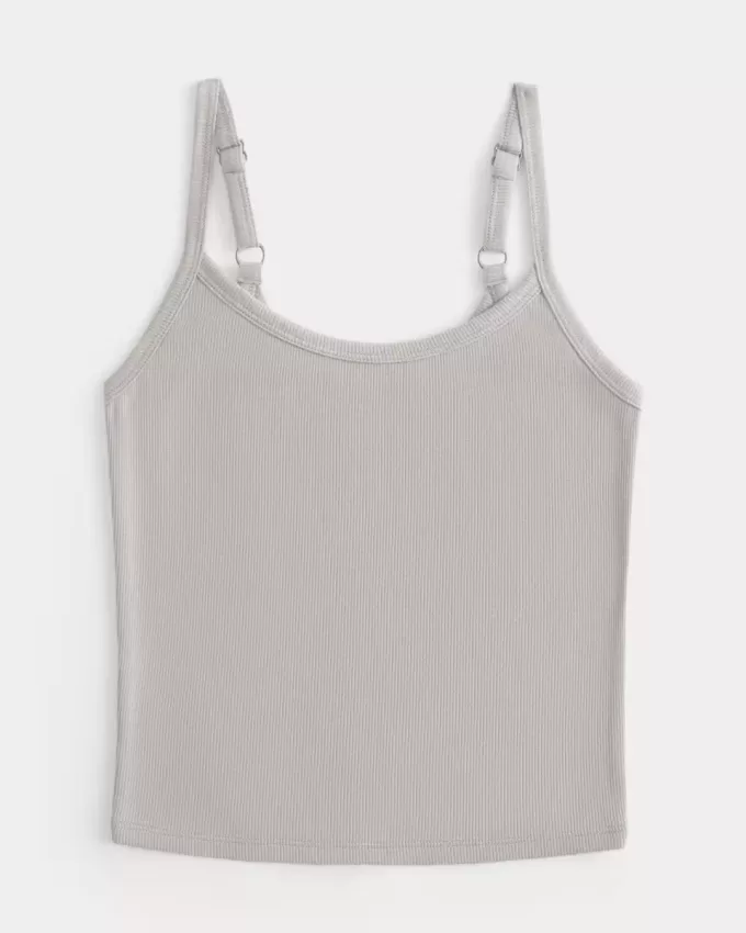 Ribbed Scoop Cami