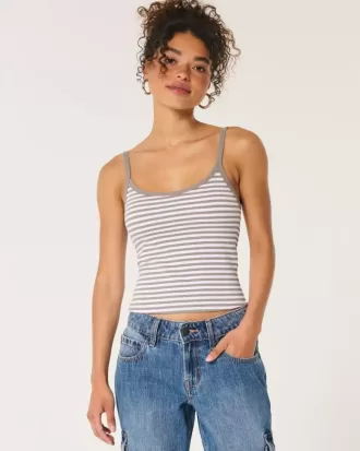 Ribbed Scoop Cami