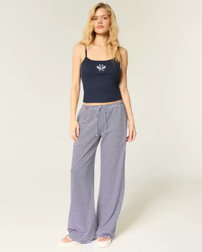 Ribbed Swan Graphic Cami Ribbed Swan Graphic Cami