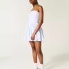 Ruched Bubble Skort Dress
