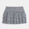 Ruffle Knit Mini Skort