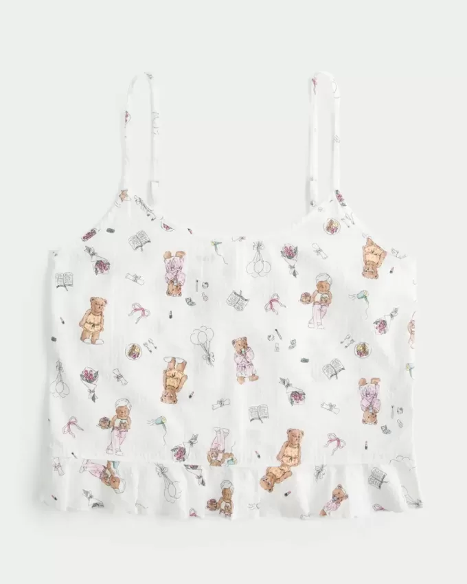 Ruffle Seersucker Sleep Tank Ruffle Seersucker Sleep Tank