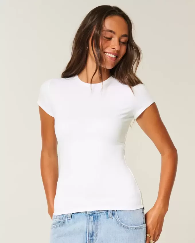 Seamless Fabric Crew Baby Tee